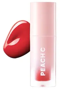 Peach C Jelly Beam Tint - Long Lasting Korean Lip Tint Stain Plumping Jelly Lip Gloss - Lightweight, Moisturizing & Buildable Lip Makeup Jelly Tint Blush with Vitamin E (